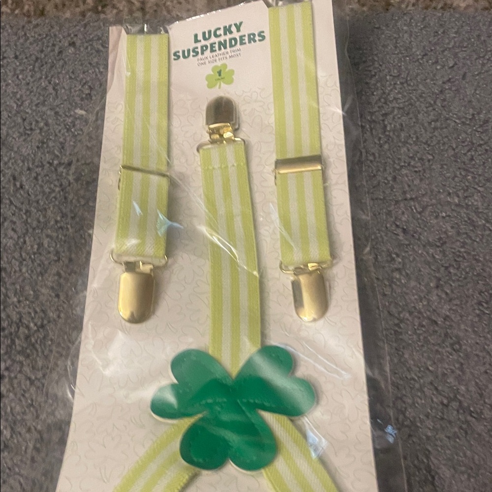 Green and White Kids Accessory
